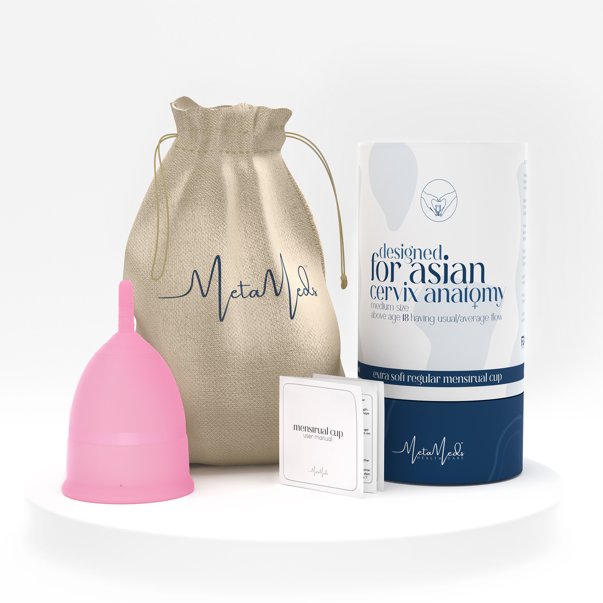 Menstrual Cup| Supreme Standard/ Medium Size| 22ml – Metameds